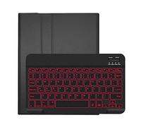 Eighosee Wireless Keyboard 11 Inch Pro Case + 7 Color Backlit Keyboard 2 in 1 Leather Case