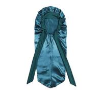 Eighosee Women Bonnet Sleeping Hat Long Tail Braid Hair Night Sleep Cap Head Shower Caps for Sauna Bathing Bonnet Easy to Use High Guality Blue