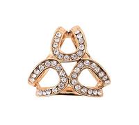 Eighosee Women's Scarf Buckle 3-alloy rings -