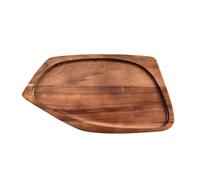 Eighosee Wooden Plates Wooden Trays Tea Trays Wooden Dinner Trays Trays Dessert Trays Bread, Nuts and Fruit Trays L