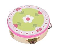 Eighosee Wooden Tambourine Hand Drum Kids Percussion Instrument Toy Gift with 's Can Give Out Melodious