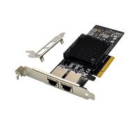 Eighosee X550-T2 Black Server Network Card PCIE X8 Dual Port RJ45 10GbE Network Server Network Card Converged Network Adapter