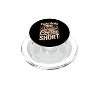 Eight Arms One Coffee Short Octopus Lover PopSockets PopGrip for MagSafe