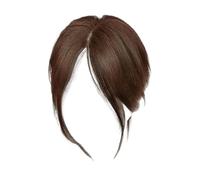 Eight-Character Bangs Wig - Women's Eight-Character Bangs Wig | Forehead Bang | Washable Hair Extensions, Breathable Synthetic Wigs, Middle Part Side Fringe, Natural Looking Hair Topper