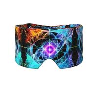 Eight Dimensional Space Double-Sided Printed Eye mask, Soft and Light-Blocking, Suitable for Travel and Home