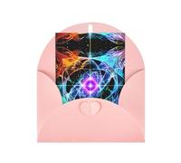 Eight Dimensional Space Greeting card, blank inner page, includes envelope, 10cm x 15cm.