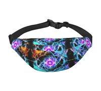 Eight Dimensional Space Large Fashion Crossbody Waist Bag, Travel Casual Boys Waist Bag, Suitable for Sports, Running, Cycling, Traveling, Fishing