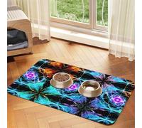 Eight Dimensional Space Pet absorbent leather tablecloth Pet bowl mat suitable for dogs or cats