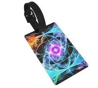 Eight Dimensional Space Prints Luggage Tags are Lightweight Easy to Use and Quick to Identify for Travel Suitcases, and Duffel Bags.