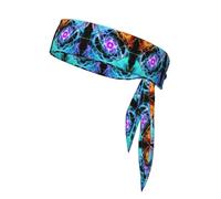 Eight Dimensional Space Sports Performance Headband - Double Sided Moisture Control Headband for Running, Gym & Outdoor Activities