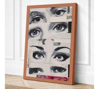 Eight Eyes Study Canvas Wall Art Print 18x12 Inch