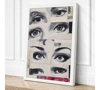 Eight Eyes Study Canvas Wall Art Print 24x16 Inch