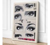Eight Eyes Study Canvas Wall Art Print 36x24 Inch