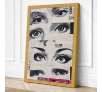 Eight Eyes Study Canvas Wall Art Print 36x24 Inch