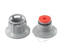 Eight-Hole Air Valve Adapter for Kayak, Inflatable Boat & Paddle Board, PVC High Pressure Nozzle Connector, Gray