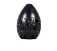 Eight Hole Pear Shaped Black Pottery Student Beginner's Entry Level Wind Instrument (Color : 03)