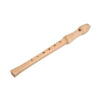 Eight-hole Wooden Recorder for Beginners, German Fingering, Beige