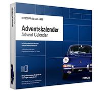 Eight Innovation Blue Porsche Advent Calendar - Build your own model of this iconic car in 24 days!
