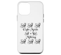 Eight Maids a Milking Twelve Days of Christmas Case for iPhone 12 mini