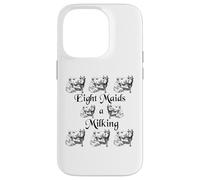 Eight Maids a Milking Twelve Days of Christmas Case for iPhone 14 Pro