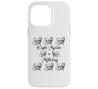 Eight Maids a Milking Twelve Days of Christmas Case for iPhone 14 Pro Max