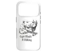 Eight Maids A Milking Twelve Days Of Christmas Case for iPhone 17 Pro