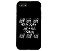 Eight Maids a Milking Twelve Days of Christmas Case for iPhone SE (2020) / 7 / 8