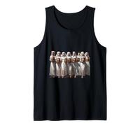 Eight Maids Milking Cut Out Tank Top