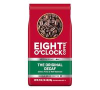 Eight O'Clock Coffee The Original Decaf, 600 ml (Pack of 1) Medium Roast Whole Bean Decaffeinated Caffeinated Coffee, 100% Arabica