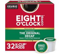 Eight O'Clock Coffee The Original Decaf, Single-Serve Keurig K-Cup Pods, Medium Roast Coffee Pods, 32 Count