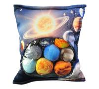 Eight Planets Plush Doll Hug Pillow Set - Short Plush PP Cotton 15.75x13.78in | Solar System Stuffed Throw Pillow | Planet PillowFor Kids Room Decor Hugging Comfort Educational Play Gifting Sleep And