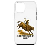 Eight Seconds of Glory Vintage Bull Rider Western Graphic Case for iPhone 12/12 Pro