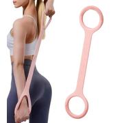 Eight Shape Resistance Band - 15 lbs Silicone Elastic Rope, Unisex Fitness Strength Trainer, Versatile Yoga Stretching Tool | Ergonomic Exercise Tube for in