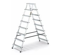 EIGHT-STEP ALUMINUM DOUBLE-SIDED 2x8 HOUSEHOLD LADDER 125 KG