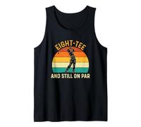 Eight-Tee-Tee and Still On Par - 80 Years Golfer Birthday Tank Top