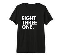 Eight Three ONE Area Code 831 Salinas California Premium T-Shirt