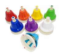 Eight Tone Bells 8 Notes Colorful Percussion Music Rhythm Tune Learning Toy