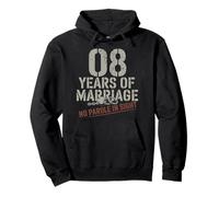 Eight Years Of Marriage - Celebrating 8 Years of Marriage Pullover Hoodie