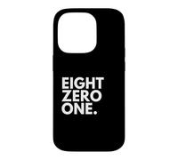 EIGHT ZERO ONE Area Code 801 Salt Lake City UT Utah USA Case for iPhone 14 Pro