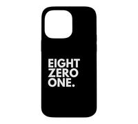 EIGHT ZERO ONE Area Code 801 Salt Lake City UT Utah USA Case for iPhone 14 Pro Max