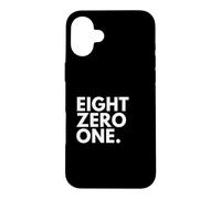 EIGHT ZERO ONE Area Code 801 Salt Lake City UT Utah USA Case for iPhone 16 Plus