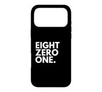 EIGHT ZERO ONE Area Code 801 Salt Lake City UT Utah USA Case for iPhone 17 Pro Max
