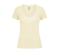 Eight2Nine T-SHIRT WITH LACE DETAILS T-shirt yellow M