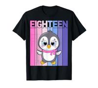 Eighteen Birthday Penguin 18 Years Old T-Shirt