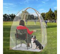 EighteenTek Pod All Weather Sports Tent with Attached Floor, Instant Outdoor Bubble Tent, Rainproof Camping Sun Shelter for Sports Events Camping Fishing Cheering 50" X 50" X 64"H