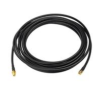 Eightwood 3G 4G Antenna SMA Extension Cable SMA Male to SMA BulkHead Jack SMA Cable Low Loss KSR195 16.5ft 5m Compatible for WiFi Antenna 4G Router Hsdpa Huawei 2G 3G 4G LTE Antenna Mobile
