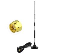 Eightwood 4G LTE Antenna 10dBi SMA Male Omnidirectional Antenna 3m Router Network Antenna Compatible with Wireless Home Phone Hotspot Router Modem Vehicle Car Truck RV Bus Van