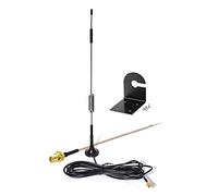 Eightwood 4G Omnidirectional Outdoor Antenna, SMA Adapter, 3m Cable, Portable Base + SMA Cable (RG178 15cm), Compatible with 4G Router, Huawei, Walkie Talkie, Raspberry, Fibaro, ELV Kit