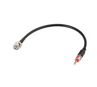 Eightwood BNC Male to Motorola AM/FM Male Plug Extension Lead 12" Coax RG58 for Car Radio Antenna