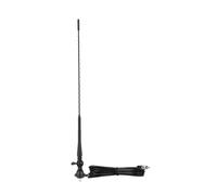 Eightwood Boat Car Radio Antenna 20 Inch, Rubber AM/FM Stereo Antenna Mast with Mount Base for Marine Boat Car Tractor RV UTV ATV Motorcycle Yacht Pontoon